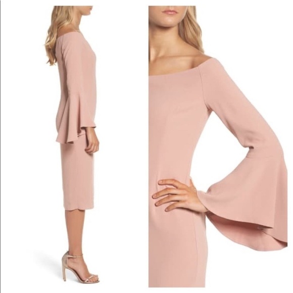 Bardot Solange Off Shoulder Midi Dress sz small 4 - Picture 3 of 9